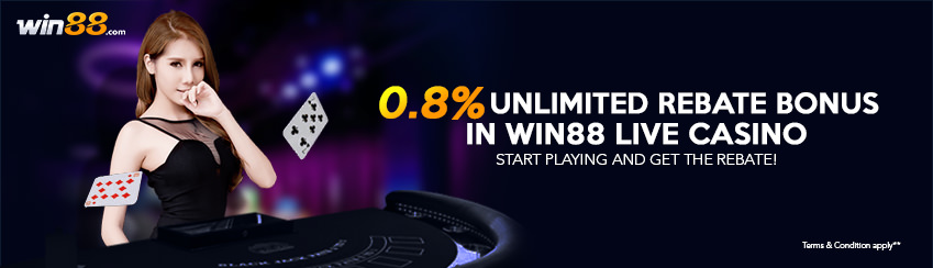 0,8% UNLIMITED COMMISSION LIVE CASINO